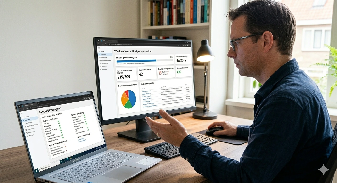 Fly By Wire IT-specialist helpt KMO bij migratie van Windows 10 naar Windows 11 in Brugge